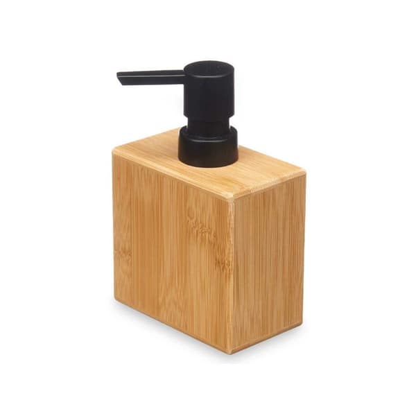 Saippua-annostelija Berilo 15342 Musta Bambu Muovinen 9,7 x 15 x 5,8 cm (12 osaa)