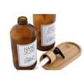 Miniatyrbilde 3 av 4: Såpedispenser Home ESPRIT Rav Naturell Bambus Krystall 500 ml 7,5 x 7,5 x 20 cm