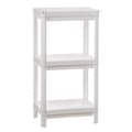 Miniatyrbilde 1 av 2: Baderomshyller Ballete Hvit Plast 35,5 x 23 x 75 cm