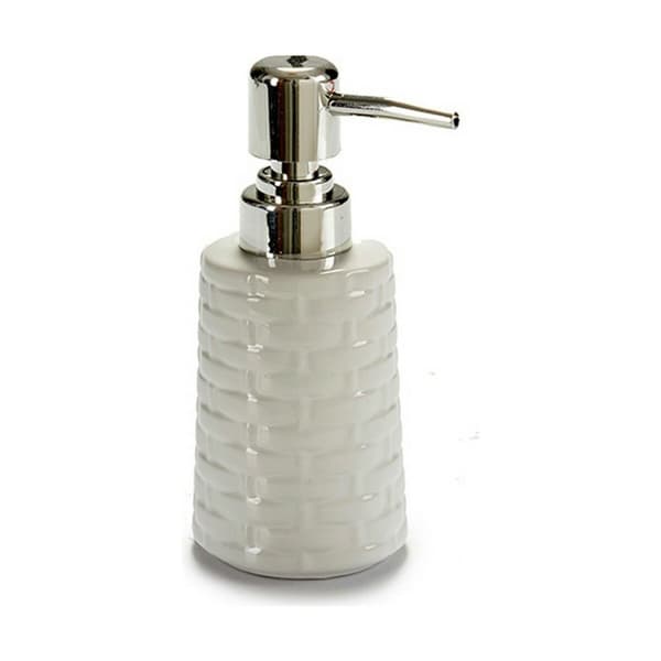 Sæbedispenser Keramik 150 ml Sølvfarvet Metal - Grå