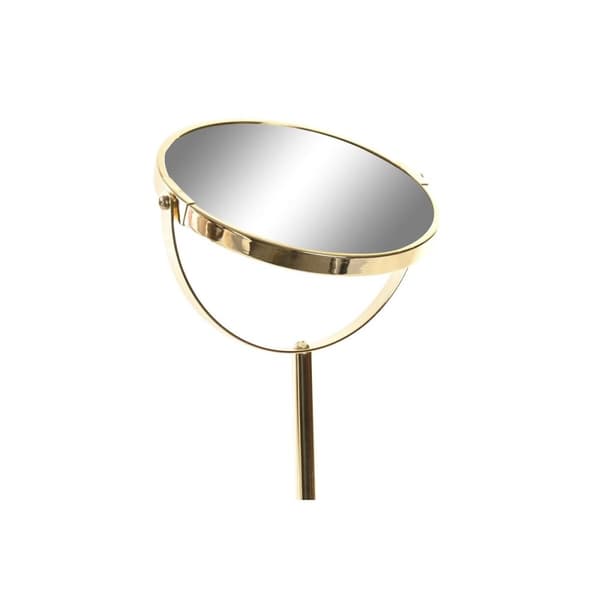 Spejl DKD Home Decor 18 x 13 x 35 cm Grå Beige Gylden Metal Hvid Harpiks Lysegrå (2 enheder)