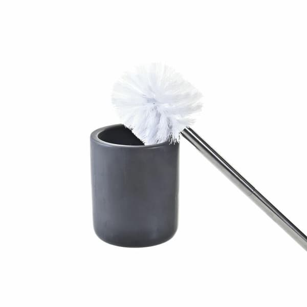 Kylpysetti DKD Home Decor Musta Luonnollinen Bambu Dolomite 10,2 x 10,2 x 37,5 cm (3 Kappaletta)