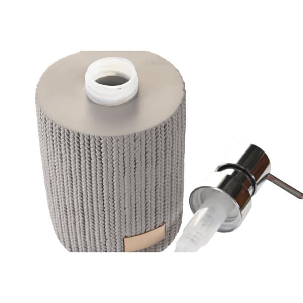 Saippua-annostelija DKD Home Decor Harmaa Sementti polypropeeni