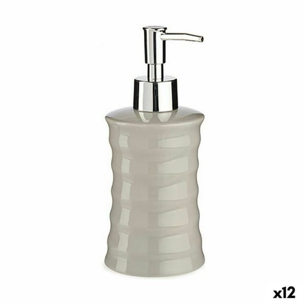 Saippua-annostelija Berilo DW29108LP-G Harmaa Metalli Keraminen Aallot 260 ml (12 osaa)
