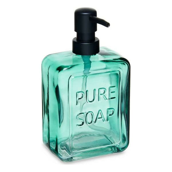 Sæbedispenser Berilo Pure Soap Grøn Krystal 570 ml 10 x 18 x 6 cm (6 enheder)