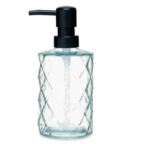Sæbedispenser Berilo CN-B5463VB-1-367 Gennemsigtig Krystal Plastik Diamant 410 ml 9 x 18 x 7 cm (12 enheder)