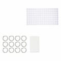 Miniatyrbillede 2 af 3: Conjunto de Banho Berilo CN-B6032A-WHITE Hvid PVC Polyetylen EVA (12 enheder)