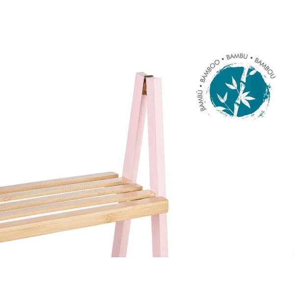 Badeværelse reol Berilo WR5504-3-434 Pink Natur 40,3 x 81,5 x 30 cm