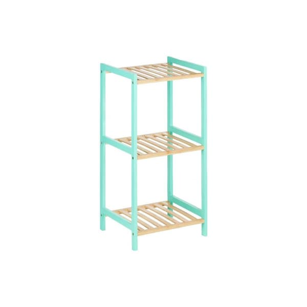 Badeværelse reol Berilo WR5503-3-466 Natur Mint 35 x 30 x 70 cm