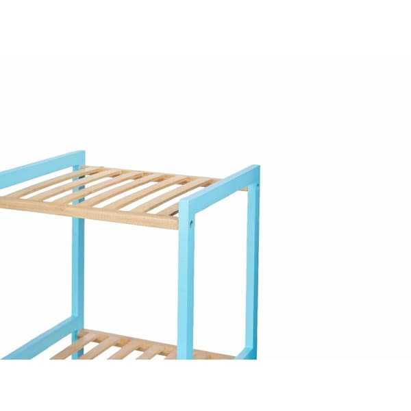 Badeværelse reol Berilo WR5503-4-462 Blå Natur 35 x 30 x 100 cm