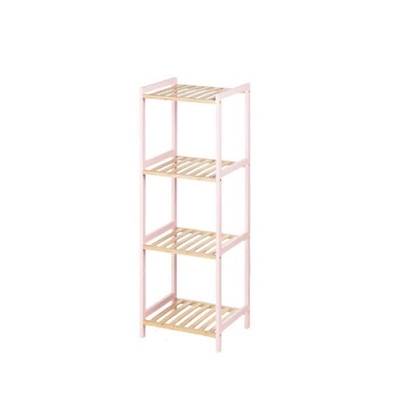 Badeværelse reol Berilo WR5503-4-463 Pink Natur 35 x 30 x 100 cm