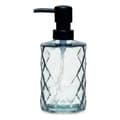 Pikkukuva 2 / 2: Saippua-annostelija Berilo CN-B5463VB-1-368 Musta Kristalli Muovinen Timantti 410 ml 9 x 18 x 7 cm (12 osaa)