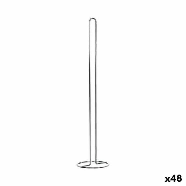 Vessapaperirullateline Berilo W3811 Hopeinen 13,5 x 60,5 x 13,5 cm (48 osaa)