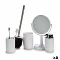 Pikkukuva 1 / 5: Kylpysetti Berilo CN-B6369-W Valkoinen polypropeeni 4 Kappaletta (6 osaa)