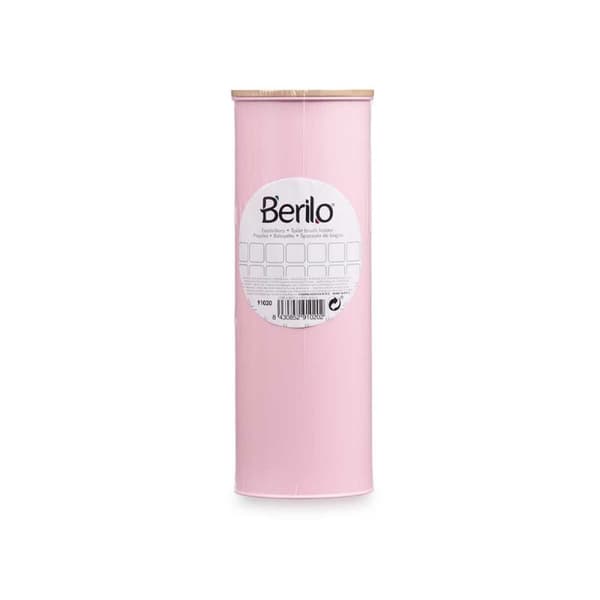 Vessaharja Berilo B1041C BAMBOO - 399 Pinkki Metalli Bambu Muovinen 9,5 X 27 X 9,5 cm (6 osaa)