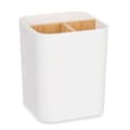 Pikkukuva 2 / 2: Hammasharjateline Berilo B9041-WHITE Valkoinen Bambu polypropeeni 9 x 11 x 9 cm (6 osaa)