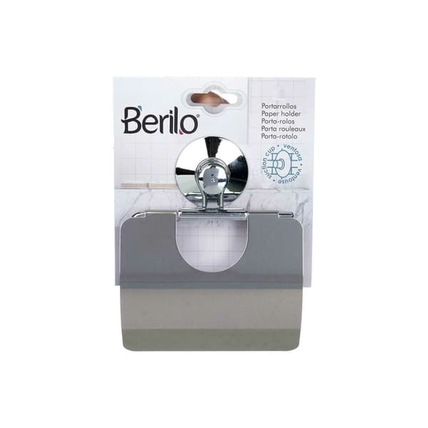 Toiletpapirholder Berilo W3100-13 Stål ABS 13,5 x 17 x 3 cm (12 enheder)