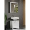 Miniatyrbillede 2 af 6: Skab Trendteam Kelia Hvid 60 x 77 x 17 cm