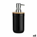 Pikkukuva 1 / 3: Saippua-annostelija Berilo 51710 Musta Bambu polypropeeni 350 ml 8 x 17 x 9 cm (6 osaa)