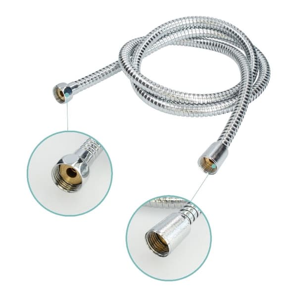 Ett duschhuvud med en slang för att rikta flödet Fontastock H 1/2" 2 m