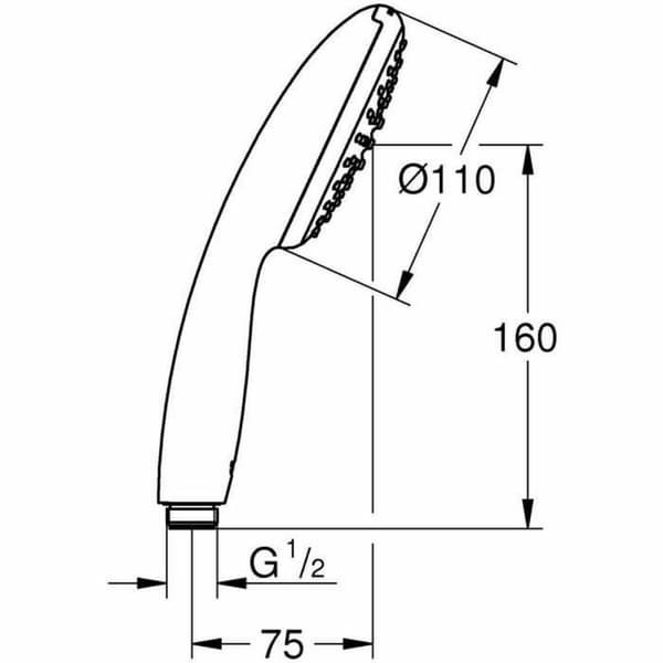 Duschros Grohe Plast