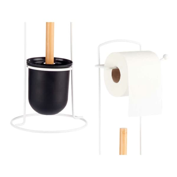 Toalettrullehållare Berilo W2930APB - 406 Vit 17 x 57 x 16,5 cm (6 antal)