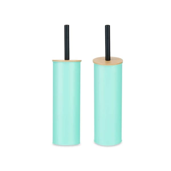 Toalettborste Berilo B1041C BAMBOO - 397 Mint Metall Bambu Plast 9,5 X 27 X 9,5 cm (6 antal)