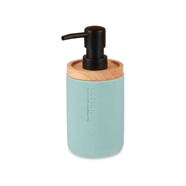 Tvåldispenser Berilo B5456BC-1 - 447 Blå Trä Harts Plast 9,5 x 18,5 x 7,8 cm (6 antal)