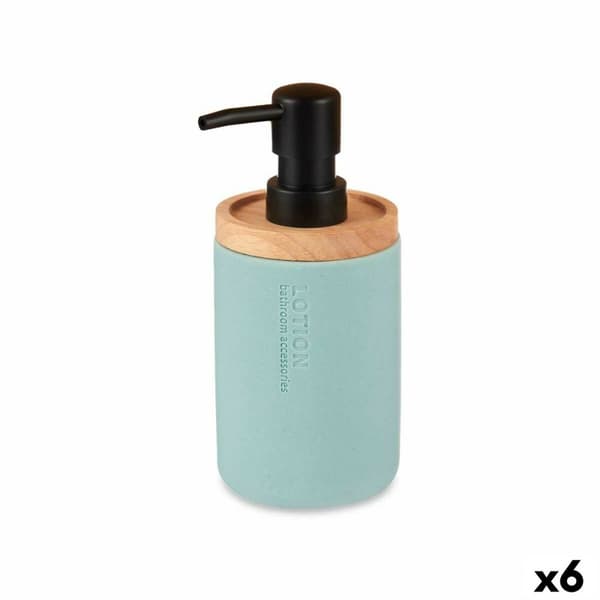 Tvåldispenser Berilo B5456BC-1 - 447 Blå Trä Harts Plast 9,5 x 18,5 x 7,8 cm (6 antal)