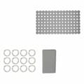 Miniatyrbild 2 av 3: Badkit Berilo CN-B6032A-GREY Grå PVC Polyetylen EVA (12 antal)