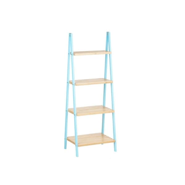 Badrumshyllor Berilo WR5504-4-428 Blå Naturell 40 x 109,3 x 30 cm