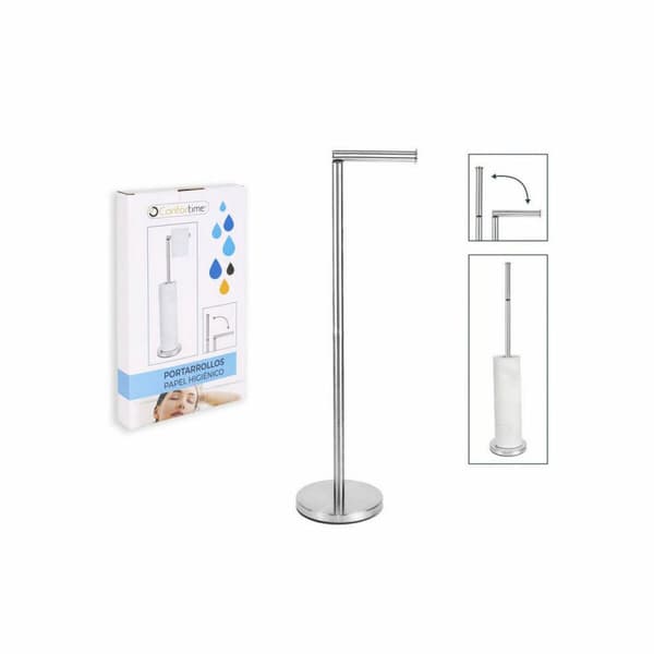 Toiletpapirholder Confortime Rustfrit stål Stål