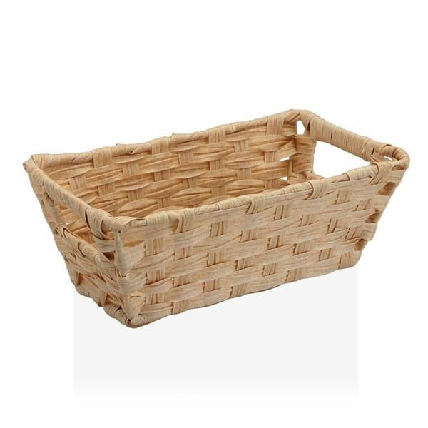 Multifunktionell korg Versa 17 x 11,5 x 29 cm Med handtag Beige
