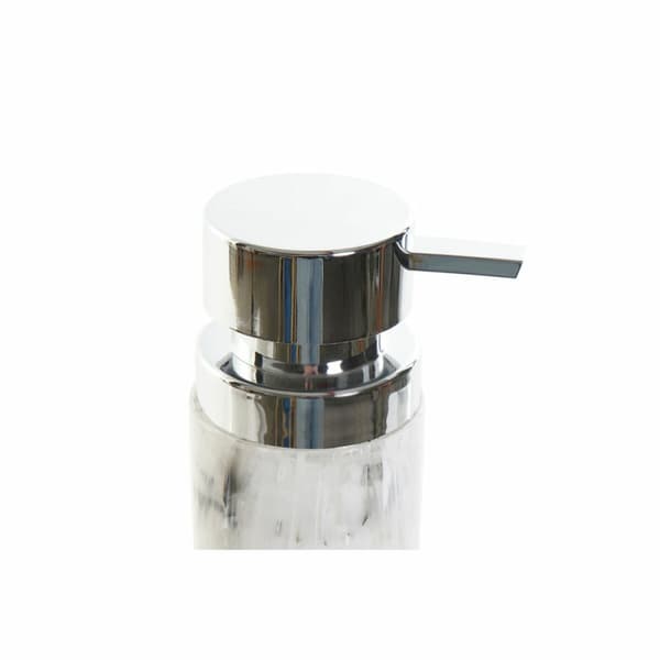 Sæbeskål DKD Home Decor Hvid polystyren ABS Moderne 6,5 x 6,5 x 21,5 cm Køkken