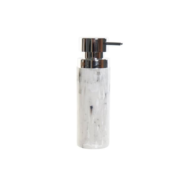 Såpeholder DKD Home Decor Hvit polystyren ABS Moderne 6,5 x 6,5 x 21,5 cm Kjøkken