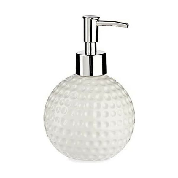 Tvåldispenser Berilo Golf Vit Metall Keramik 300 ml 10 x 15 x 10 cm