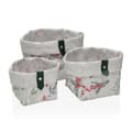 Miniatyrbild 1 av 3: Korg - set Versa Acebo Textil 14 x 14 x 14 cm