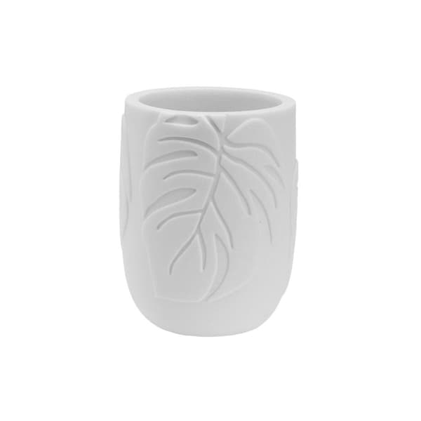 Hammasharjateline Versa Palm Valkoinen Hartsi 7 x 9 x 7 cm
