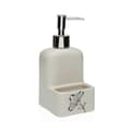 Miniatyrbillede 1 af 2: Sæbedispenser Versa Keramik ABS Dolomite Cvetlice 9 x 18,5 x 8 cm