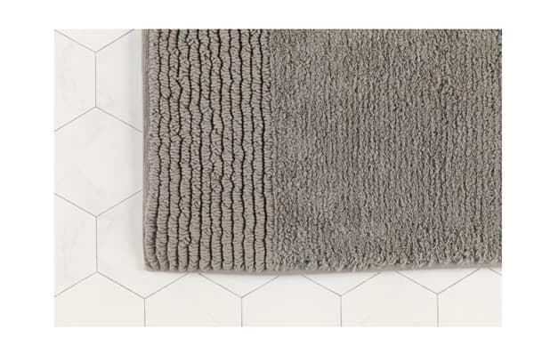 4Living baderomsmatte Meridian grå 50x80 cm