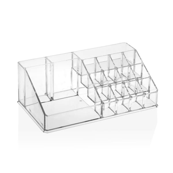 Makeup organisatoren Versa 12,5 x 8 x 22 cm polystyren Bad & Badeværelse