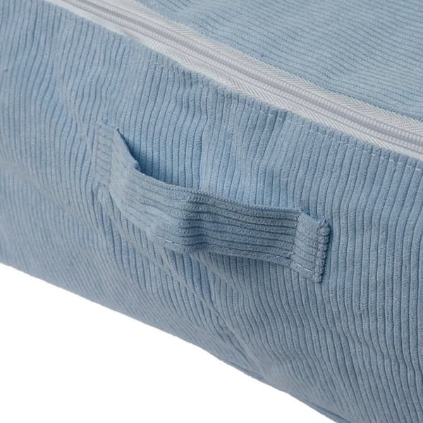 Säilytyslaatikko Versa Corduroy 50 x 20 x 70 cm Sininen