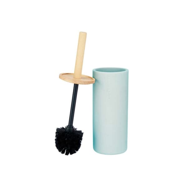 Toiletbørste Blå Træ Harpiks 10,2 x 38 x 10,2 cm (4 enheder)