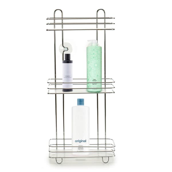 Badrumshyllor Berilo Transparent Silvrig