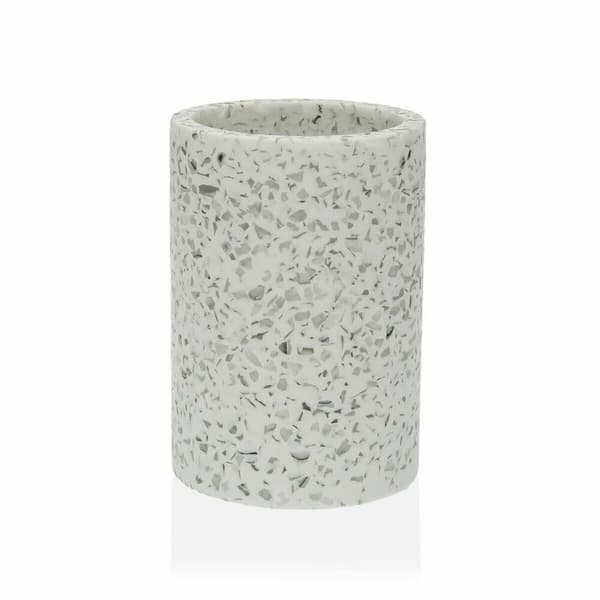 Tandborsthållare Versa Vit Harts (7,3 x 10,4 x 7,3 cm)