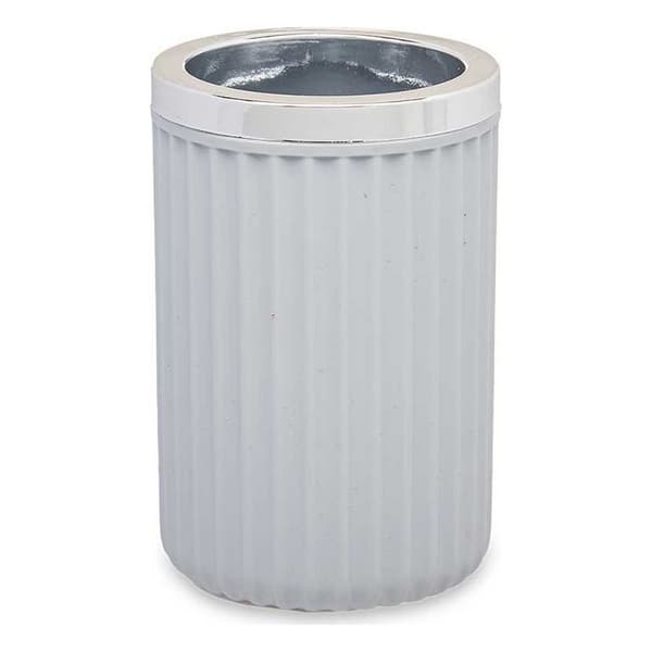 Glas Berilo Grå Plast 7,5 x 11,5 x 7,5 cm Tandborsthållare