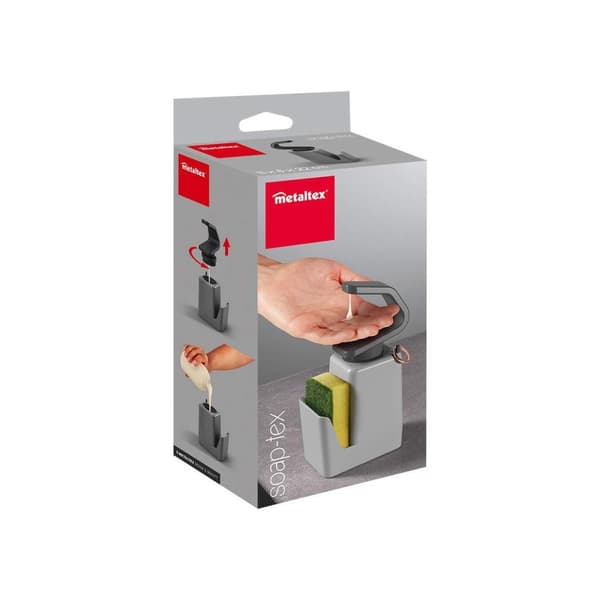 Tvåldispenser Metaltex Soap-tex ABS (11 x 8 x 22 cm)