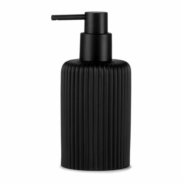 Tvåldispenser Andrea House Matt Svart Harts (Ø 7 x 16 cm) (270 ml)