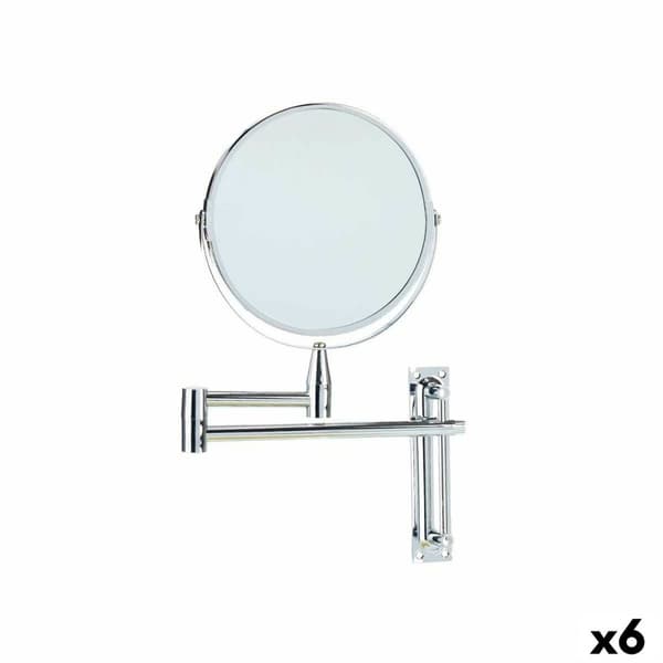 Förstorande Spegel Berilo B1611 - 344 Metall Utdragbar Ø 17 cm (6 antal)