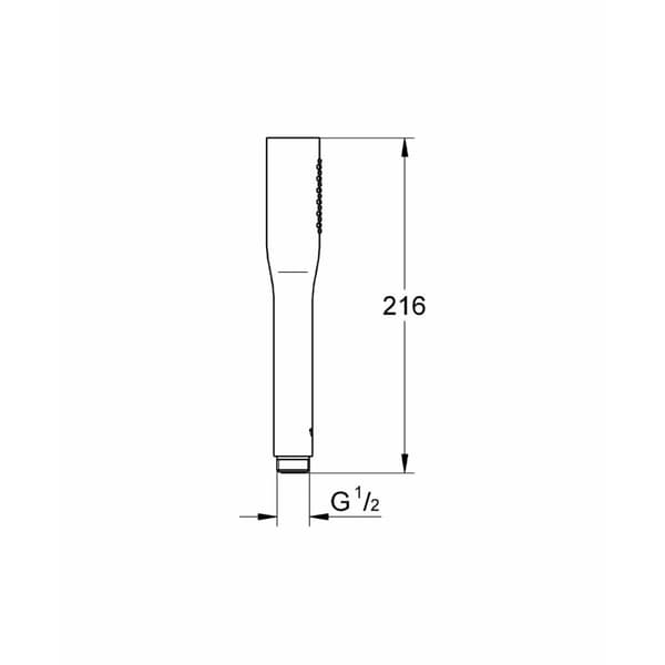 Duschros Grohe 27458000 Kromad 1 Position